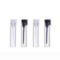 1ml 1.5ml 2ml 3ml 5ml Travel Slim Refill Mini Glass Sample Tester Vial Perfume & Essential Oil Bottles Screw Cap Screen Printed