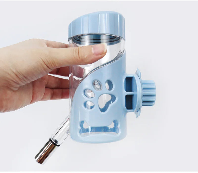 Wholesale 350ml 550ml Automatic Hanging Cage Pet Kettle Cat Dog Water Dispenser Bowl