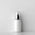 New Design 50ml Airless Pump Bottle Plastic Acrylic Lotion Pump Bottle White Luxury Cosmetic Container Bottles