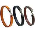 Trendy Teen Women Man Genuine Leather Bracelet Maker Wholesale Plain Leather Bracelet
