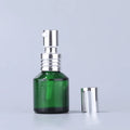Thick Serum Cosmetic Packaging 15ml 30ml 60ml 120ml 200ml Transparent Green Slant Glass Lotion Pump Bottle