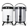 MS Large Capacity Restaurant Stainless Steel Keep Warm Tea Milk Drink Beverage Juice Dispenser with Commercial Milk Tea Barrel
