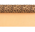 INFOCORK 45x30cm Leopard Print Cork Pu Leather - Custom T/C Backing Replaceable Portugal | For Shoes/Bags/DIY MegaBDM