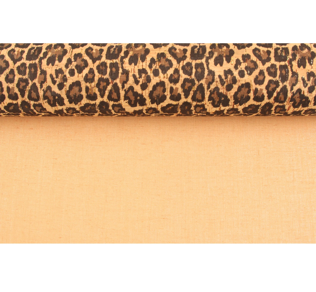 INFOCORK 45x30cm Leopard Print Cork Pu Leather - Custom T/C Backing Replaceable Portugal | For Shoes/Bags/DIY MegaBDM