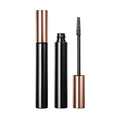 HUIHO Factory Direct 6ml Plastic Black Round Mascara Bottle Empty Eyelash Mascara Tube Container
