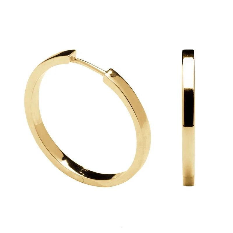 Wholesale Custom Trendy Jewelry 18k Gold Plated 925 Sterling Silver Delicate Full Pave CZ Huggie Earring