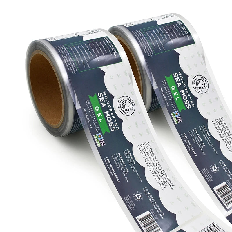 Custom Private Logo Supplements Nutraceuticals Labels Waterproof BOPP Label Sticker Roll Manufacturer