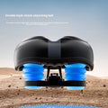 Ultra-Soft Comfortable Bicycle Saddle Shock-Absorbing Seat Cushion for Mountain Bike Road Bike Riding Helps Prevent Butt Pain