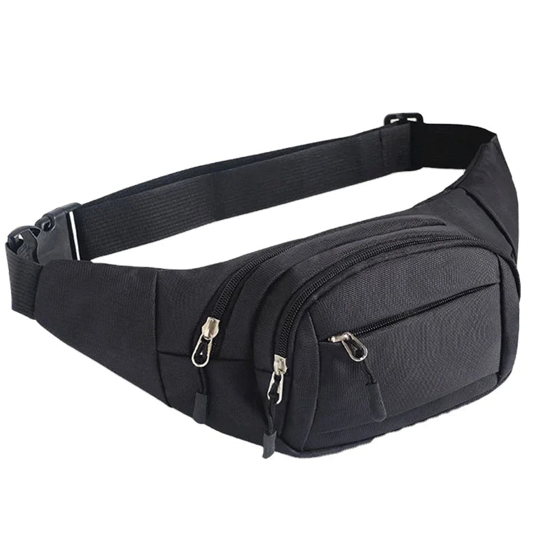 Hot Sale Customized Logo Portable Fanny Pack Unisex Zipper Closure Waist Bag Water-Proof Feature for Outdoor Traveling & Cycling MegaBDM