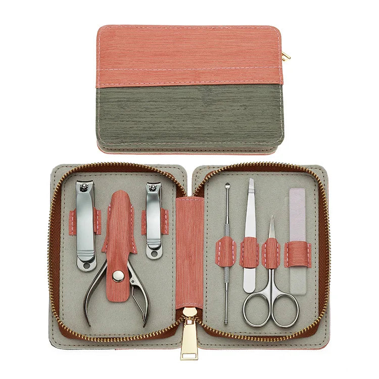 Private Label Manicure Set Nail Cutter Cuticle Clippers Kit Women Grooming