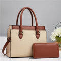 2025 Classic Women Bag Vegan Pu Leather Tote Bag Large Capacity Hand Bags Ladies Shoulder Fashion Handbag