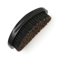 Wave Products for Men Low MOQ Oval Hair Brush with Boar Bristles Wooden Beard Brush