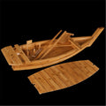 Newell Food Pine Natural Wooden Japanese Party Wood Food Container Sushi Wooden Boat for Sale