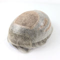 VERSALITE Base Best Quality 100% Human Hair Replacement Men's Wig Toupee Durable of Mono Top Male Wig
