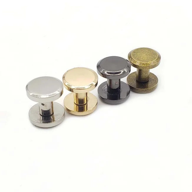 10mm Antique Brass Bronze Leather Stud Nail Chicago Screw for Belt Handbag