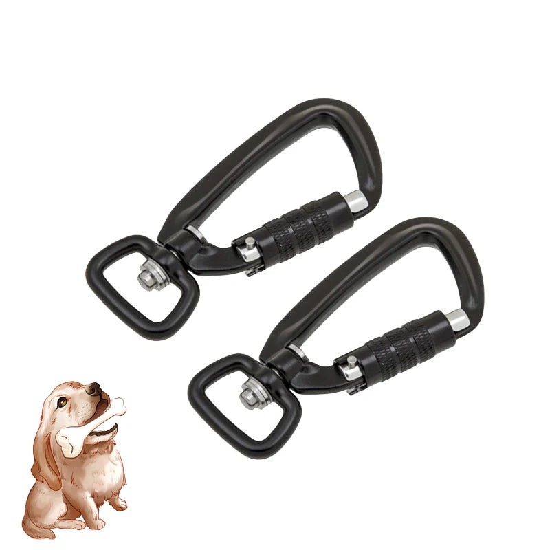 Swivel Aviation Aluminum Carabiner Hook