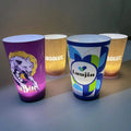 STARSHINING Custom LOGO Liquid Activated 12oz 14oz 16oz LED Luminous Light up Drinking Glass Cup for Bar NightClub