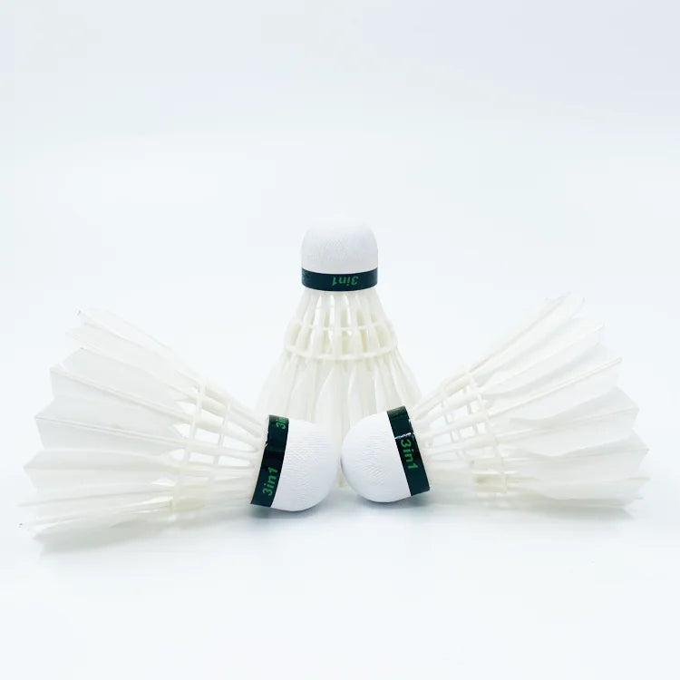 Natural Feather White Color Badminton Shuttlecocks Professional Chinese Shuttlecock Badminton for Competition and Tournament