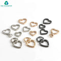 Spring Ring Keychain Key Ring Snap Swivel Hook d Ring Chain Heart Hook Lobster Bag Parts Metal Webbing Accessories