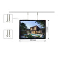 Real Estate Hanging Window Display Eco-friendly Waterproof Customizable Color Led Slim Acrylic Light Box Backlit Snap Frame