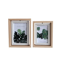 Nordic Ins Style Simple Modern Photo Frame Wooden Wide-sided Photo Frame Set 6 7 8 10 Inch 4k 8k Picture Frame Wall Hanging