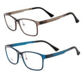 Wholesale Lightweight Durable PPSU  Blue Glasses for Kids Bendable Rectangle 6001 Model with Black & Red Frames