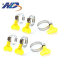 Customized American Style butterfly Plastic Key Type Adjustable Handle Hose Clamp