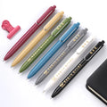 High-grade Pressing Plastic Gel Pen Custom LOGO Advertising Wholesale Pen Office Signature School Supplies Plastic Pen