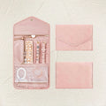 High-End Jewelry Bag Exquisite Fashion Portable Necklace Earrings Bracelets Rings Jewelry Storage Bag for Travel