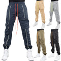 Men's Lightweight Nylon Utility Sport Outdoor Cargo Track Pants Custom Streetwear with Pocket Mid Waist Pantalon Cargo