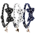 Stocked Cotton Adjustable Cute Small Personalized Cat Collar with Small Bell