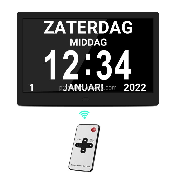 Shenzhen Factory Digital Desk Clocks 7" to 15" Alzheimer Dementia Calendar with Medication Reminders for Daily Use