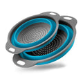 Wholesale Kitchen Sink Strainer Washing Vegetable Fruit Asphalt Basket Circular Silicone Foldable Sink Drain Basket