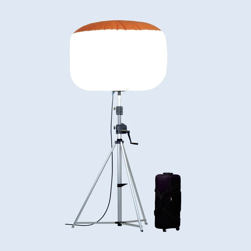 2400W White LED Balloon Light Tower for Construction Site IP65 Rating 5-Year Warranty 360 Beam Angle Rich OEM/ODM Experience