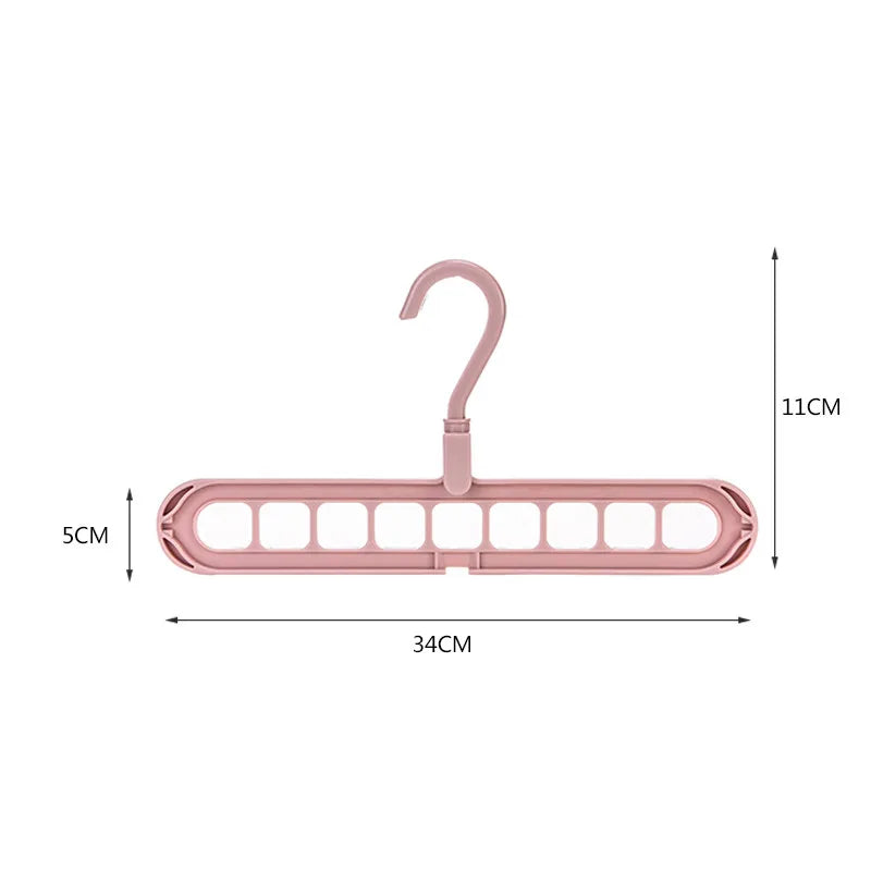 Plastic Wall Mounted Eco-Friendly Adhesive Multi-function Folding Office Bedroom Bathroom Stackable Rotating Magic Hanger Family MegaBDM