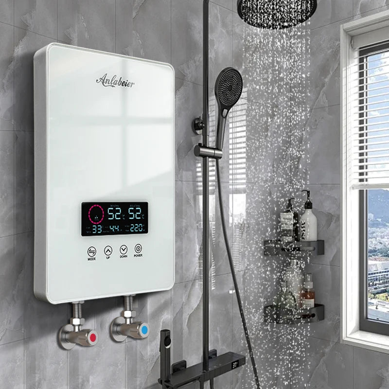 Quickly Heating Tankless Instant Water Heater Electric with Compact Design and High Efficiency Suitable for Home Use