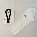 WTF Cotton Dobok Taekwondo Uniform with Custom Logo Embroidery Martial Arts Equipment
