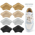 Melenlt Leather Heel Pad High Heels Invisible Soft Rebound Anti Wear Anti Drop Self Adhesive Half Size Adjustable Cushion