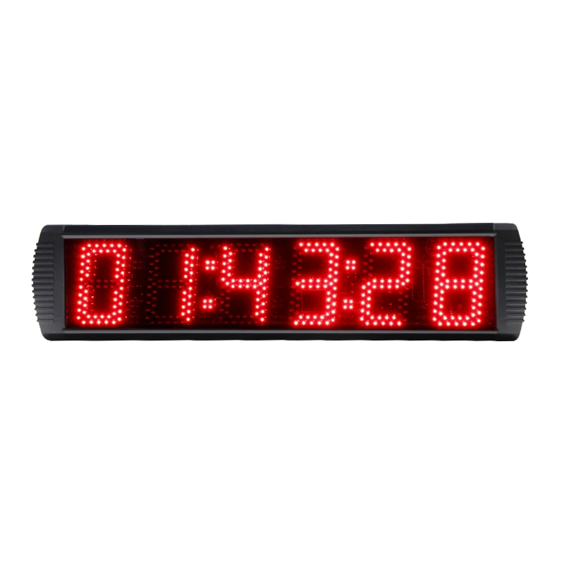 Semi-outdoor 5 Inch LED Remote Control Wall Mounted Indoor Swimming Match Stopwatch Timing Clock Digital Countdown Timer