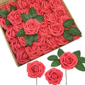 INUNION 8cm Wedding Foam Rose Artificial Flower BoxRose Foam Flowers Roses FlowerPe Latex Royal Foam Roses Flowers