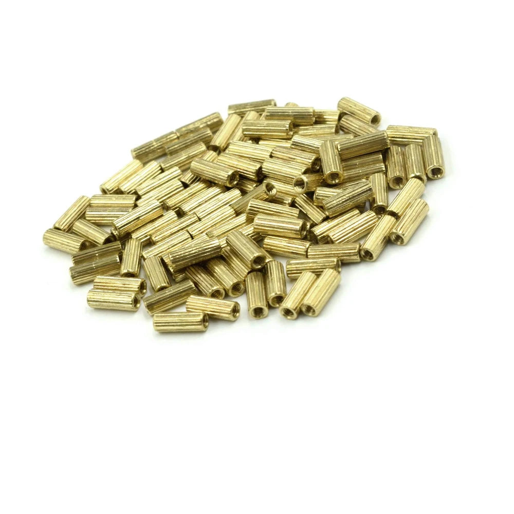 OEM/ODM Brass Cnc Turning Hex Nylon M3 Stud Brass Spacer 10MM RC Car Boat Part