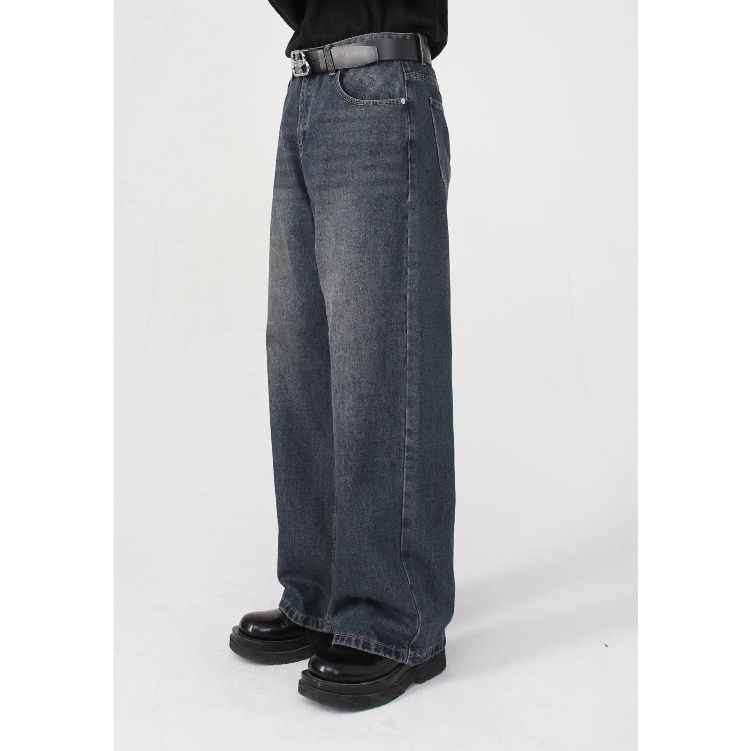 Designer Carpenter New Best-Selling Ins Men's Style Jeans Washed Loose Fashion Retro Straight Leg Mens Jeans Pants