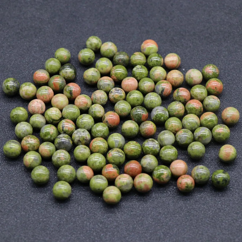 DIY Customized Factory-made Unakite Round Beads Support DIY Bracelet Necklace Earrings