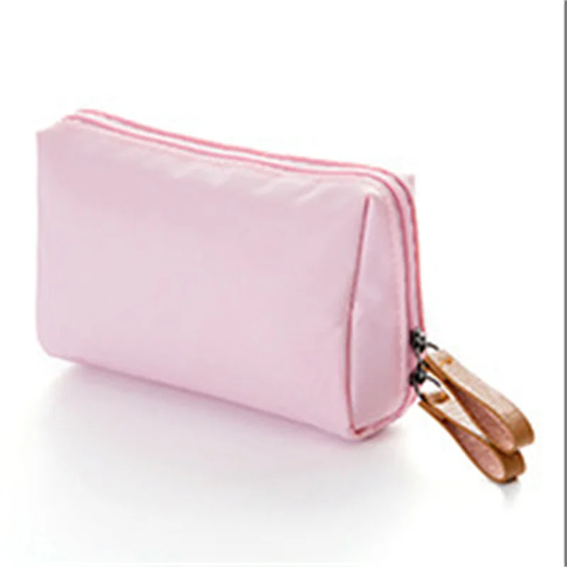 Simple Solid Color Cosmetic Bag for Women 2023 New Makeup Bag Pouch Toiletry Bag Waterproof Make up Purses Case Hot Dropshipping