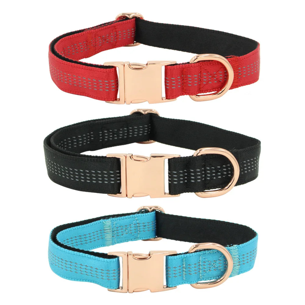 Wholesale Sublimation Name Id Tag Dog Collars with Custom Engraved Name