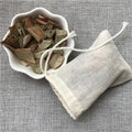 100% Pure Cotton Muslin Filter Reusable Tea Bag with Drawstring