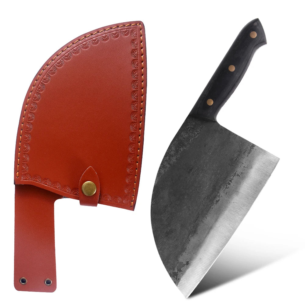 Wholesale 4Cr13 Stainless Steel Blade Cuchillo Carnicero Slagersmes Cleaver  Damascus Chef Kitchen Knives Knife