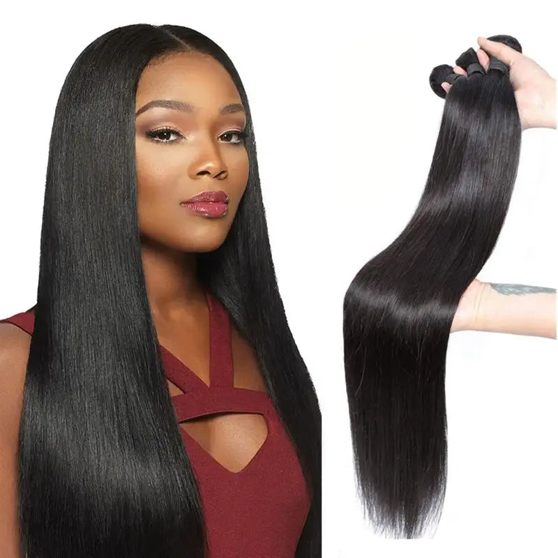 Quality Guarantee REAL 100% Human Hair Vendor Wholesale Mink Brazilian Virgin Human Hair Extension Soft Straight Hair Bundles