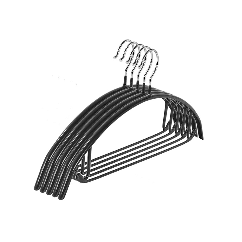 Factory Original Rubber Coated Metal Wire Hangers  Coat Rack Weighted Stand and Wide Hanger