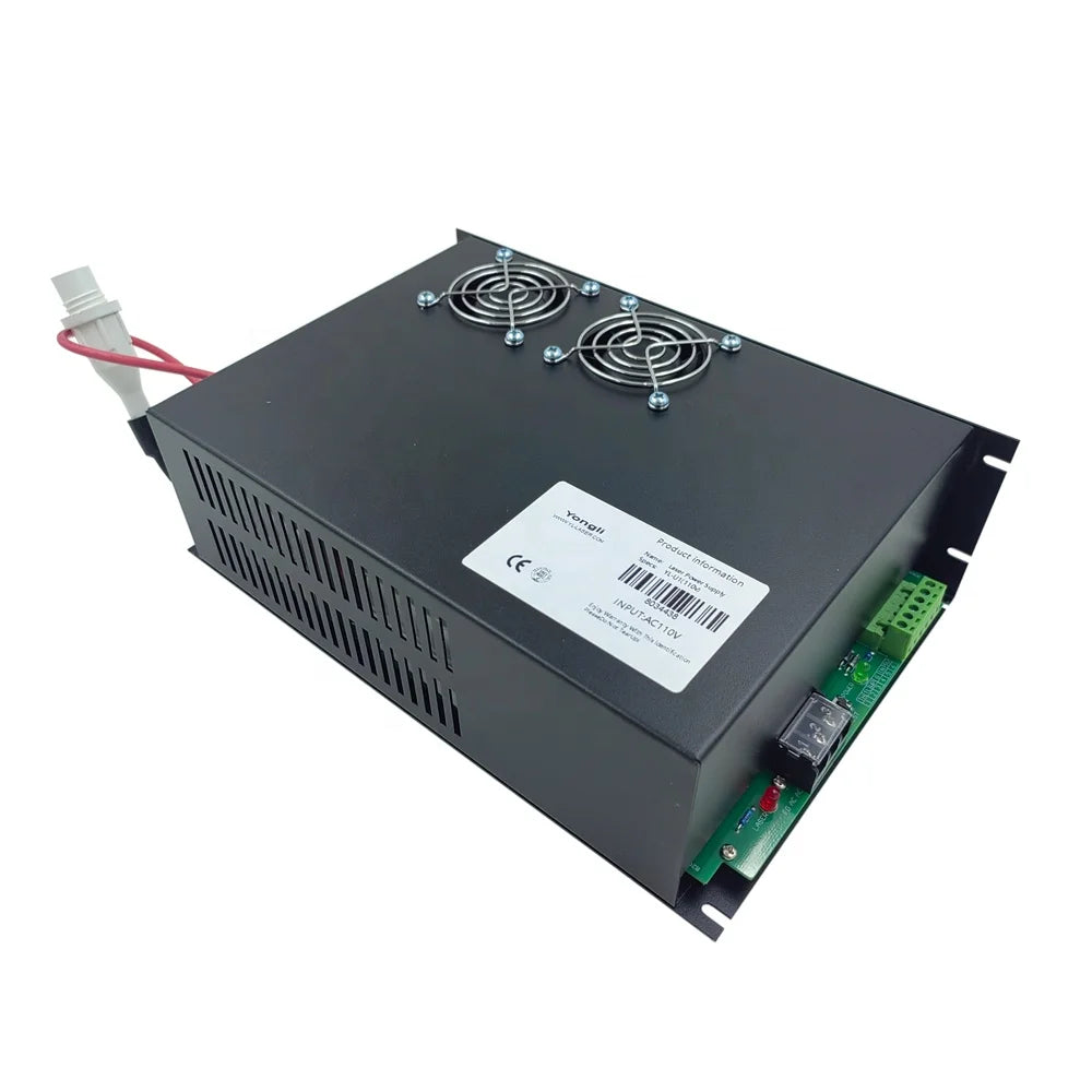 High Quality New 80W-100W CO2 Laser Power Supply YL-U1 for A2S/A4S Laser Tube with AC220V/110V Input and 1 Year Warranty